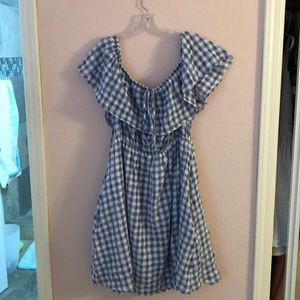 Anthropologie gingham dress